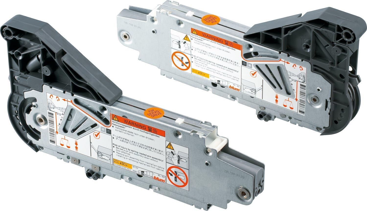 Ronin Furniture Fittings® Blum Aventos HL High Lift Mechanism, Kraft (Set), Suitable for Servo Drive 20l2700.05