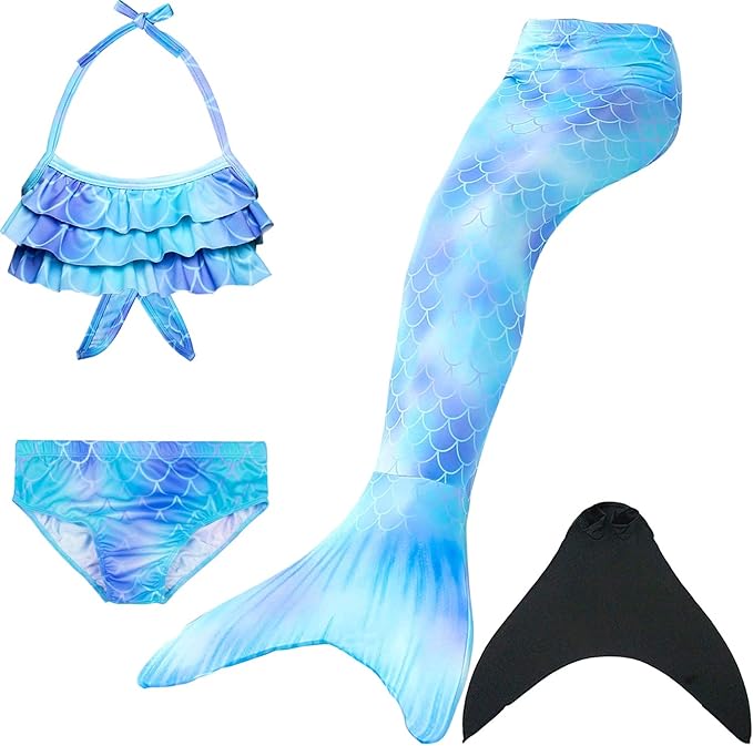 colas de sirena para niñas amazon