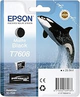 Epson T7608 Ink Cartridge Matte Black 25.9ml Original view 1