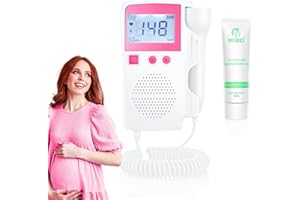 HANVTI Doppler Fetal Heartbeat Monitor Belt Home Baby Heartbeat Monitor Bandage for Pregnancy Women Easy to Use at Home HANVTI CYLG-243