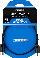 BOSS Bmidi-Pb1 1ft MIDI Cable with Multi-Directional Connectors