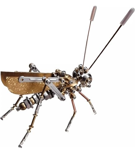 Luminda - Juego de 3 insectos de metal 3D - Steampunk - Kits de modelos de metal para insectos navideños, decoración del hogar, regalos de Navidad para adolescentes y adultos, araña Luminda - Juego de 3 insectos de metal 3D - Steampunk - Kits de modelos de metal para insectos navideños, decoración del hogar, regalos de Navidad para adolescentes y adultos, araña