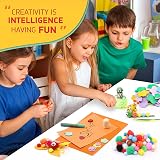 Newthinking DIY Craft Kits for Kids Make Your Own Colorful Animals 1200Pcs+ view 5