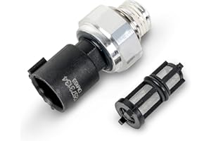 Aurorasters Engine Oil Pressure Sensor with Filter for 2009-2020 Trailblazer Cadillac Sierra Buick Lacrosse Isuzu Hummer Pontiac 4.8L/5.3L/6.0L/6.2L Silverado 1500 2500 3500