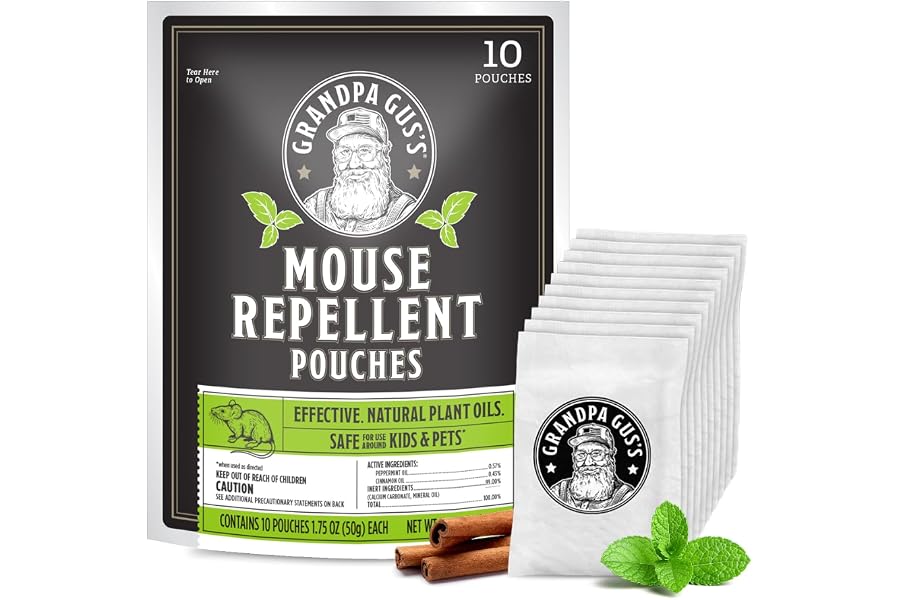 Gift Idea: Grandpa Gus's Mouse Repellent Pouches