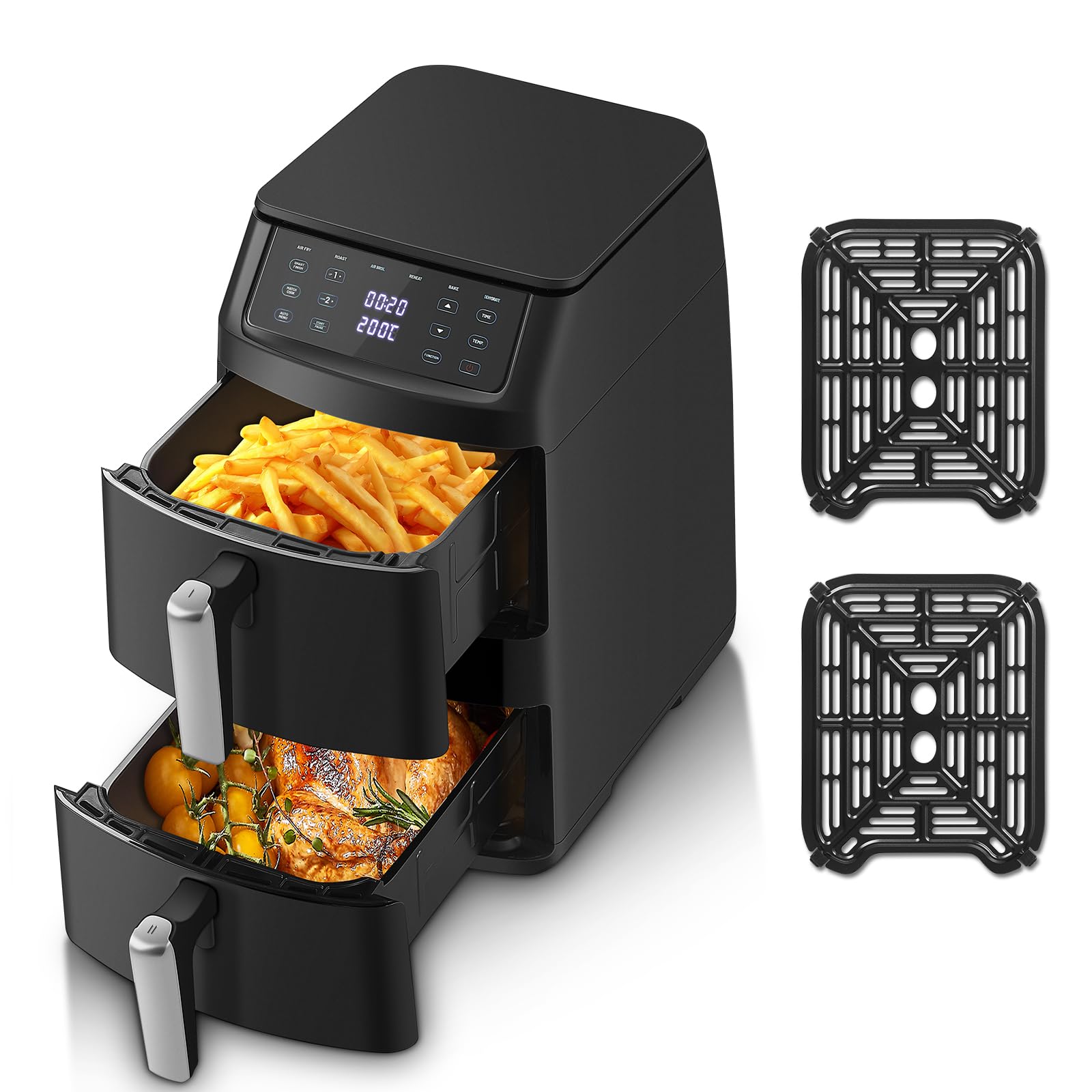 Dual Air Fryer, TopStrong Doub...