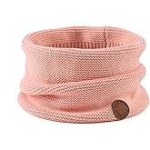 Peecabe Baby Boys Knitted Scarves Warm Toddler Girl Infinity Scarf Kids Soft Chunky Neck Warmer for Fall Winter