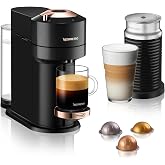 Nespresso Vertuo Next Pod Coffee & Espresso Machine Black with Milk Frother | By De'Longhi. Centrifusion technology, full ran