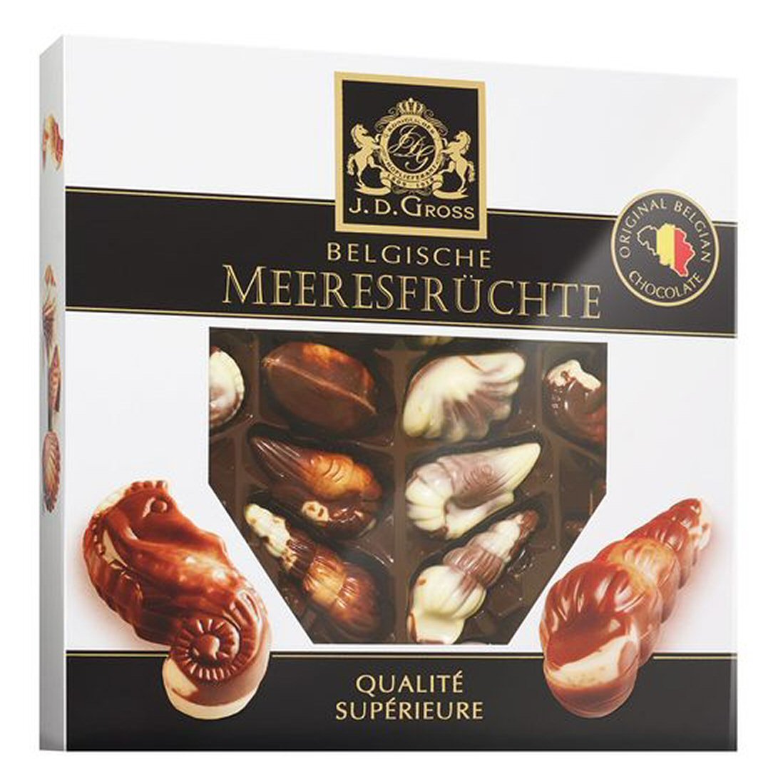 J.D.Gross "Pralinés Supérieurs" Belgian Chocolate Sea Shels filled