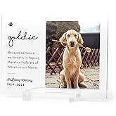 Personalized Pet Memorial Plaque, Pet Memorial Keepsake, Pet Bereavement Gift, Dog Cat Loss Sympathy Gift, PMP01