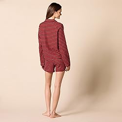 Amazon Essentials Women's Lightweight Woven Flannel