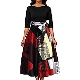 IbuduSexy Church Dresses for Women 2026 Boho Maxi Dress African