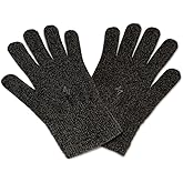 TRU47 Black 99.99% Pure Silver Woven Gloves