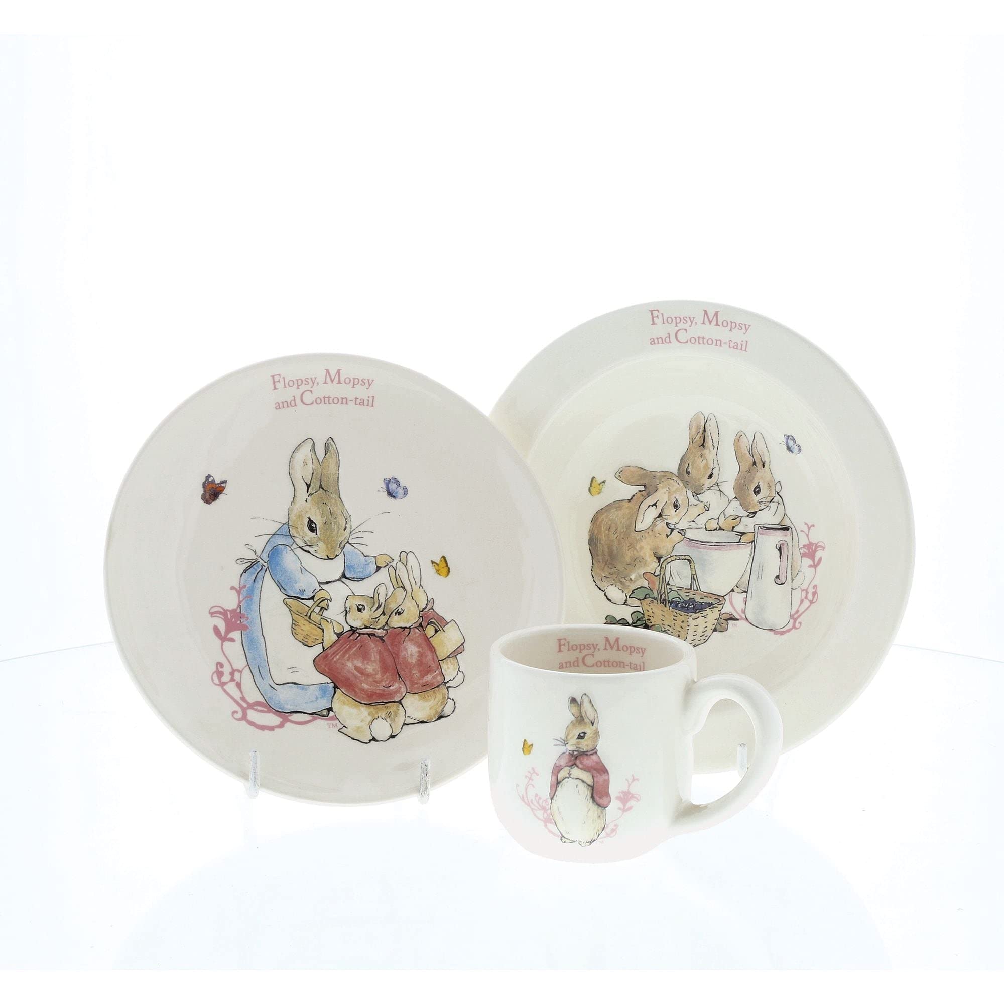 Beatrix Potter F M & C/Tail 3 Pc Nursery Set Nursery Set