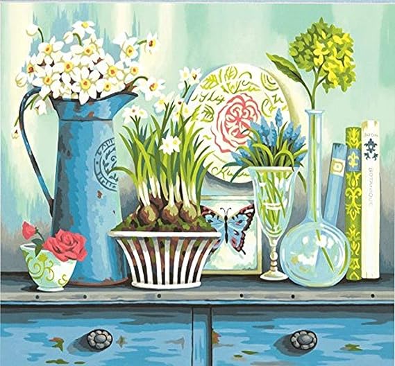 Dimensions Paintworks Paint by Numbers Vintage Collectibles Paint Kit