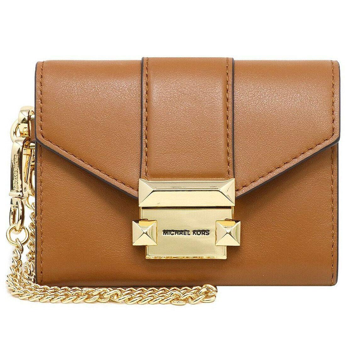 michael kors whitney small leather chain wallet