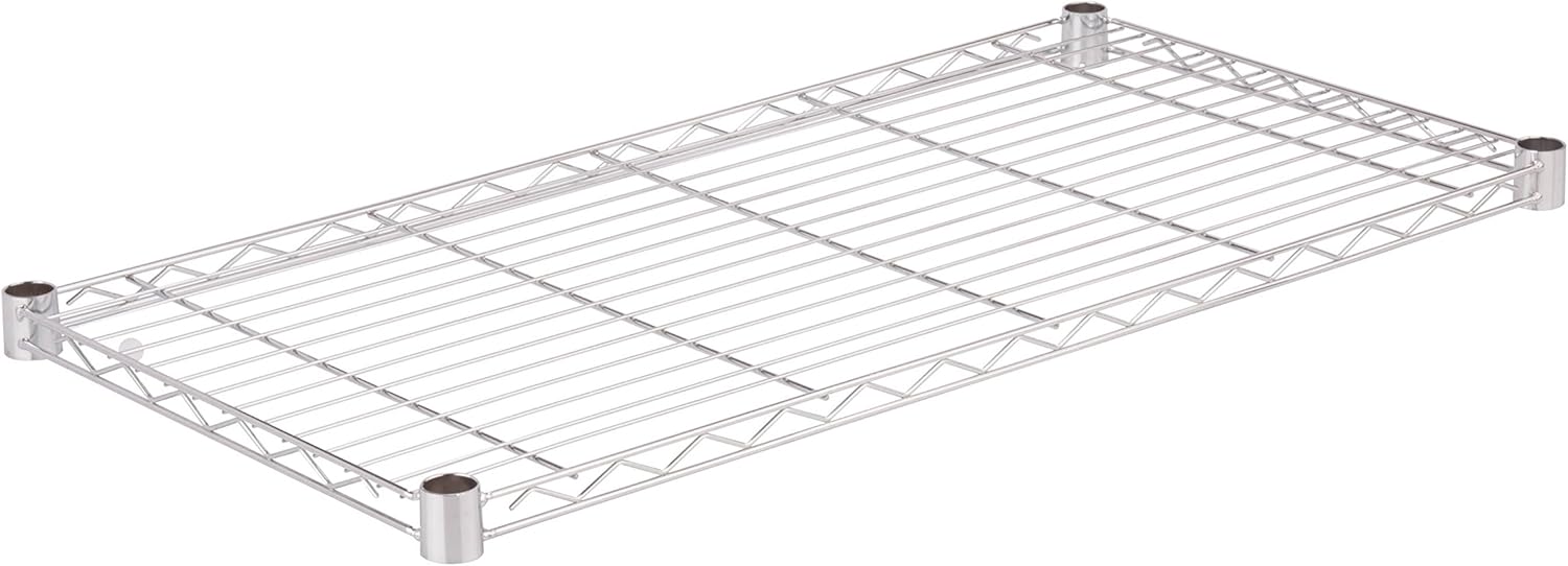 Honey can do Steel Wire Shelf for Urban Shelving Units, Chrome, 18 x 36