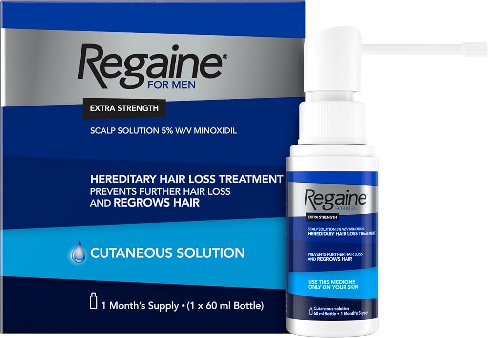 Regaine for Men 5% Minoxidil Scalp Solution 60ml Extra Strength