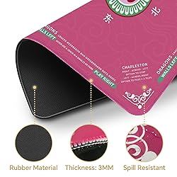 Mahjong Mat, 32.4×32.4 Inch Noise Reduction