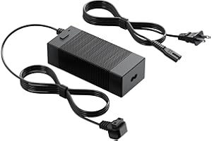 EKOJUCE AC Power Cord 110~240V, AC Adapter for 12V Refrigerator Freezer Fridge, AC Power Cord Power Cable Compatible with Most Brands Car Refrigerator