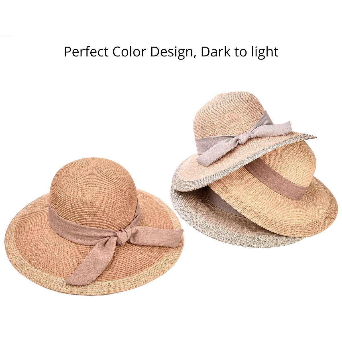 SOMALER Women Floppy Sun Hat Summer 