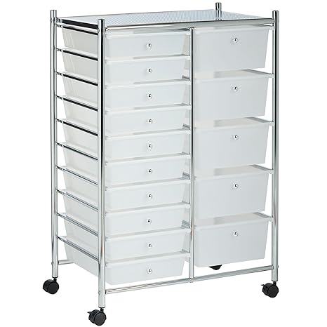 Home Storage Solutions Portable 15 Drawer Cabinet Unit Storage
