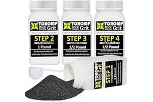 Toromp 3 LBS Rock Tumbler Grit and Polish Refill Kit - Tumbling Grit Media, Polish Up to 20 lbs. of Rocks, Works with Any Rock Polisher & Tumbler Supplies (4 Step -3 LBS)…