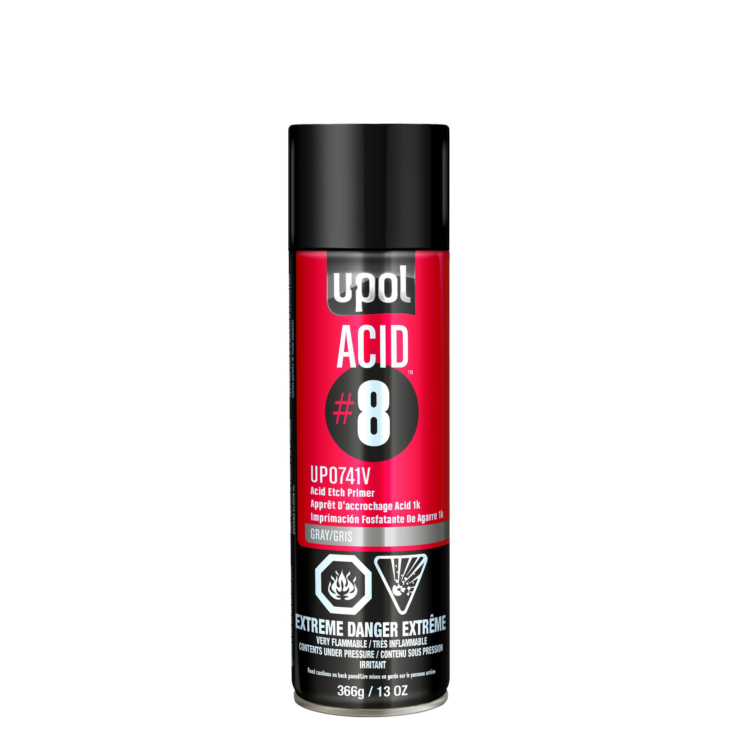 UPol 0741V ACID/AL UP Acid 8-S Etch Primer Grey, 450 ml