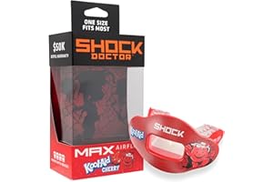 Shock Doctor Kool Aid Lip Guard Mouth Guard - Max Air Flow, Full Mouth Protection Compatible with Braces, Lip Guard, Instant Fit Mouthguard for Football, Hockey, Lacrosse
