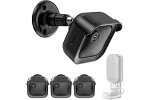 PlusAcc Wall Mount for Blink Outdoor 4 & Outdoor 2K+, Weatherproof Protective Cover, 360° Adjustable Wall Mounting Bracket wi