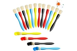 Chivertion 24 Pcs Toddler Paint Brushes Triangle Grip Paint Brushes for Kids Easy to Grip Toddler Paint Brushes Preschool Paint Brushes for Children, Encourage Writing Grip, 4 Colors