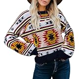 Boho Sweater Sleeve Denim Jacket 