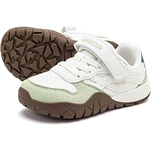 HOBIBEAR Kids Barefoot Shoes Wide Toe Box Soft Minimalist Lightweight Fashion Sneakers for Boys Girls Toddler