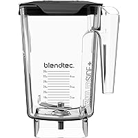 Blendtec WildSide (90 oz volume/36 oz Wet/Dry Fillable) -Five Sided-Professional-Grade Blender Jar-Vented Latching Lid-BPA-Fr