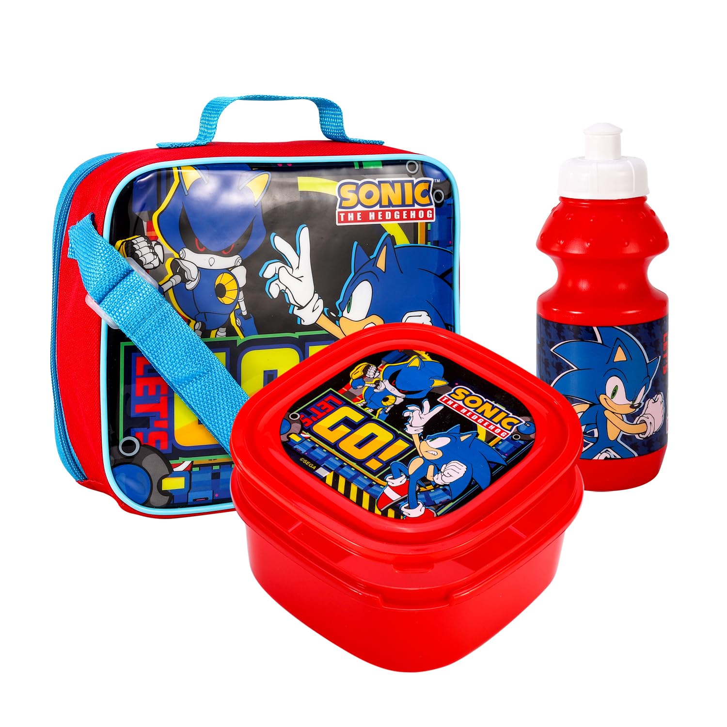 Sonic The Hedgehog 3PC Lunch Set