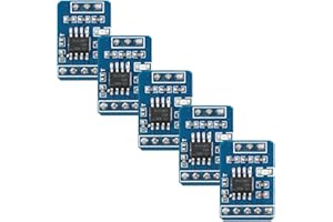 MusRock 5pcs MAX3485 TTL to RS485 Serial Transceiver Module 3.3V Unidirectional Compact Board