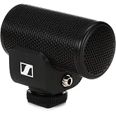 SENNHEISER Professional MKE 200 Directional On-Camera Microphone with 3.5mm TRS and TRRS Connectors for DSLR, Mirrorless &amp; Mobile,Auxiliary