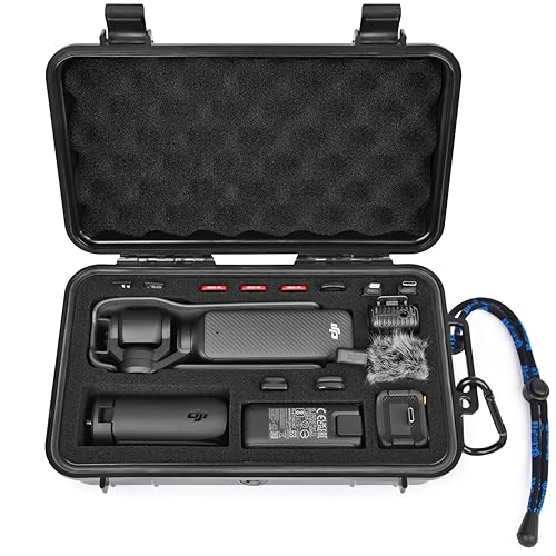 Lekufee Travel Waterproof Hard Case Compatible with DJI Osmo