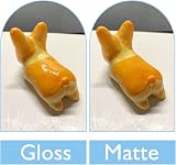 EIGTWEN 2 x 50ml Air Dry Clay Glaze Varnish Gloss Matte Protective Coating view 2