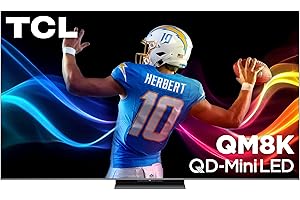 TCL 75-Inch QM8K Series QLED 4K Smart QD-Mini LED TV with Google TV (2025 Model) New Halo Control System, LD2500 Precise Dimm