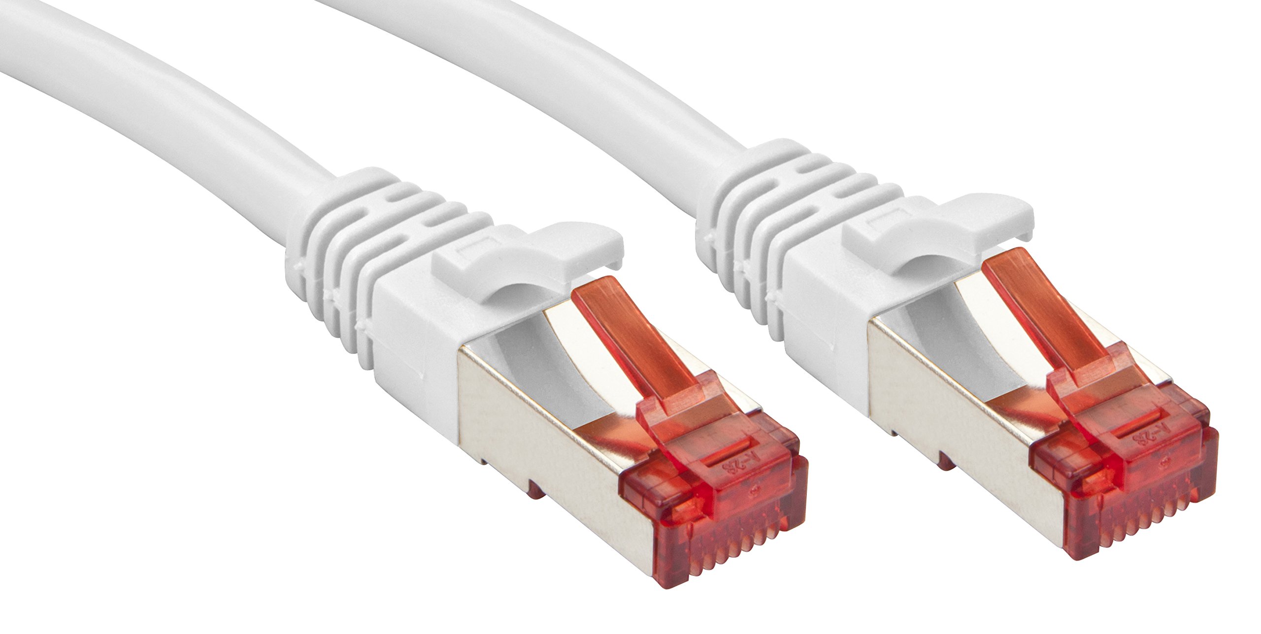 LINDY compatible Cat.6 S/FTP Cable white 15m
