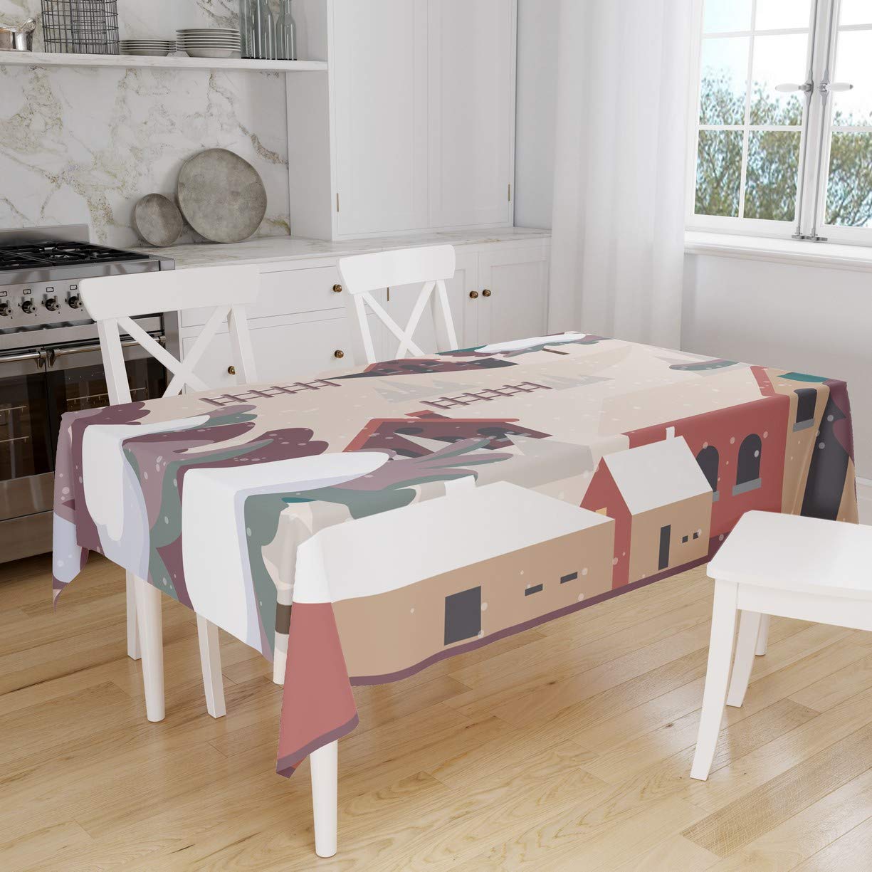 Bonamaison Kitchen Decoration, Tablecloth, 140cm x 160cm - Designed and Manufactured in Turkey
