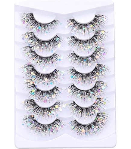 Amazon.com: Vluxe by iEnvy Lashes with Rhinestones Masterpiece