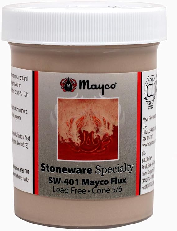Mayco Flux SW401 Hi Fire Specialty Glaze, Cone 5/6 Kiln Fire 4
