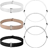 Cuffbow 6 Pcs Crop Band for T-Shirts Top Adjustable Tuck Band Elastic Waist Belt for Women Tucking Shirt Sweater