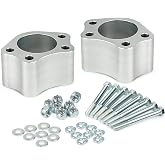 2" UCA Ball Joint Spacers Leveling Kit For Chevrolet Silverado GMC Yukon | Compatible with GMC Sierra 1500 2500 3500 Cadillac Escalade, Replaces K6292 6292, Silver