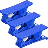 3 Pieces PTFE Plastic Tubing Cutter Hose Tube Cutter Pipe Accurate Tube Cutting Tool for Nylon PVC PU Tubing and Hose Cut up to 3/4 Inch OD (Blue)