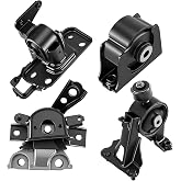 Engine Motor &amp; Transmission Mount for Toyota RAV4 2006 2007 2008 | 4PCS Engine Motor Mount for Toyota RAV4 2006-2008 L4 2.4L 2WD Replace OE A62012 A62049HY A62050 A62064