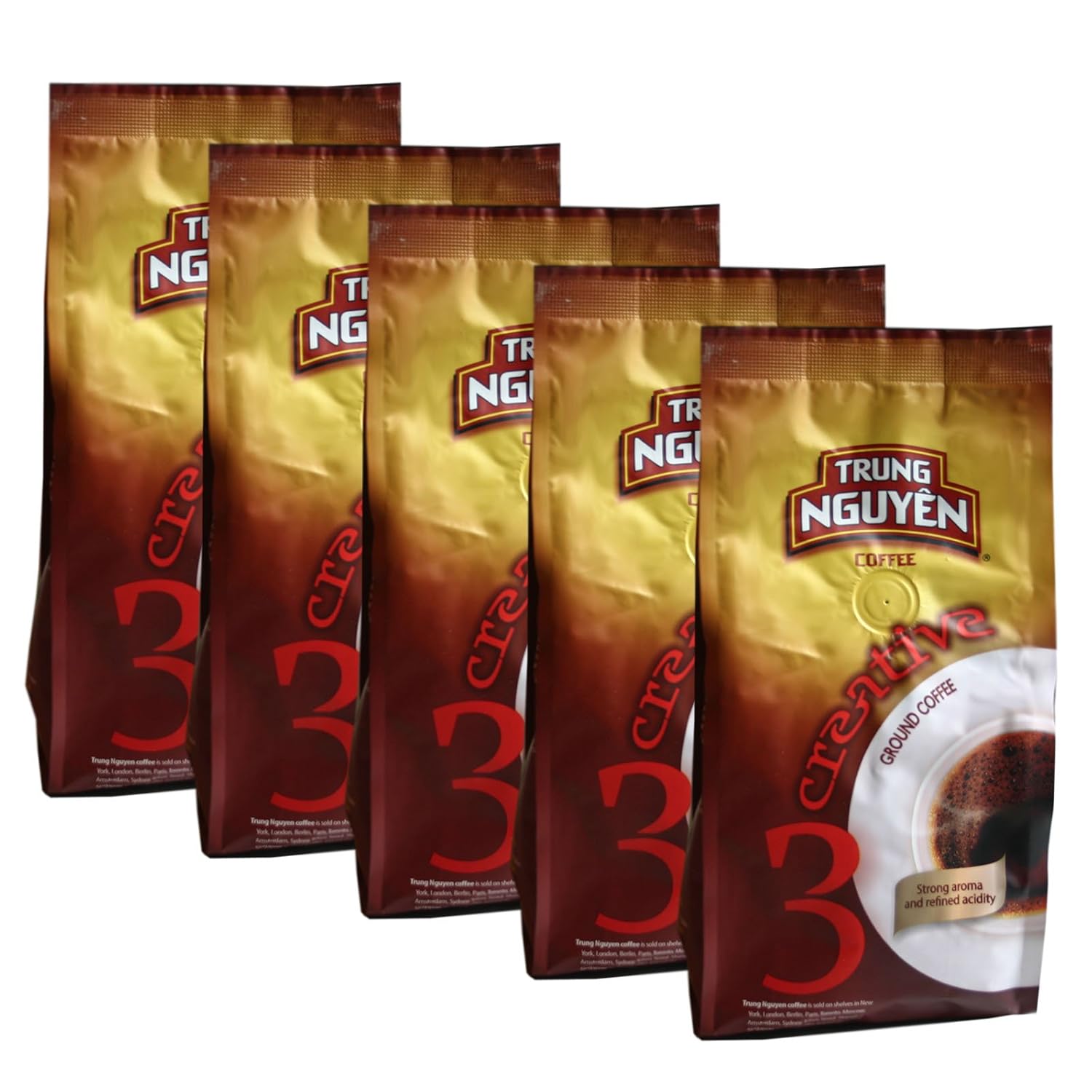 5x250g Trung Nguyen Creative 3 Vietnam Arabica Kaffee gemahlen Amazon