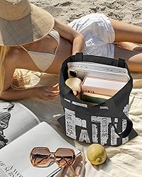 Miss Adola Aesthetic Canvas Tote Bag for Women